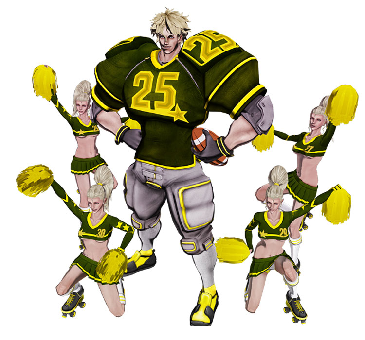 Charlie Macdonald Art from No More Heroes 2: Desperate Struggle