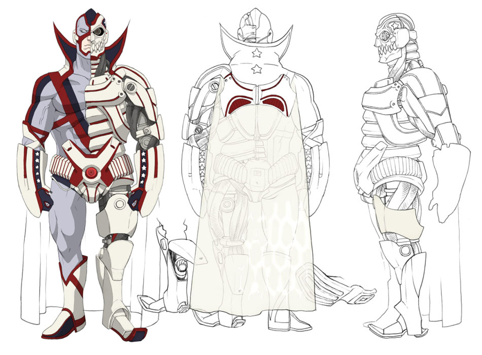 New Destroyman Concept Art from No More Heroes 2: Desperate Struggle