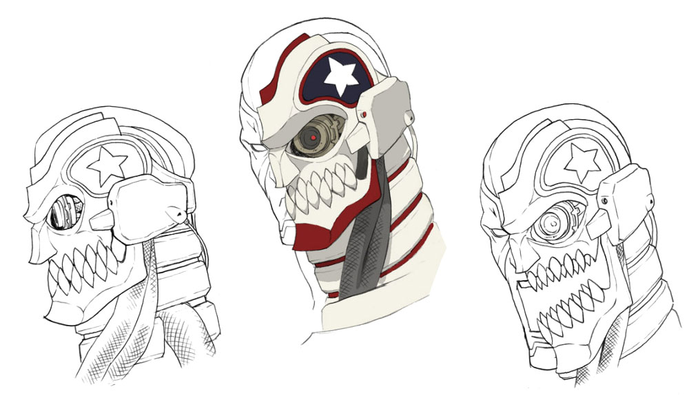 New Destroyman Head Art from No More Heroes 2: Desperate Struggle
