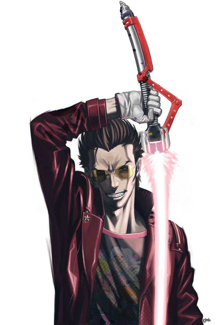 Travis Head Art from No More Heroes 2: Desperate Struggle