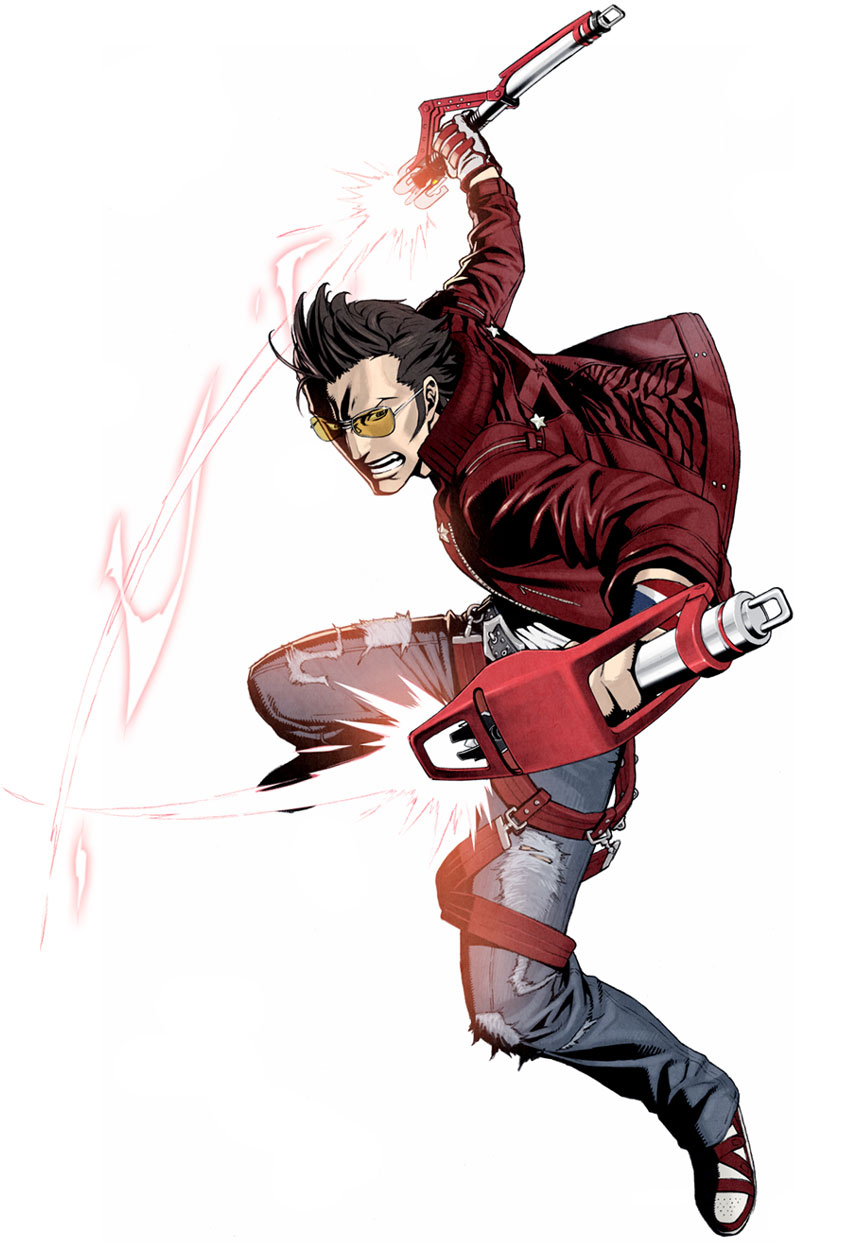 Travis Touchdown Art from No More Heroes 2: Desperate Struggle
