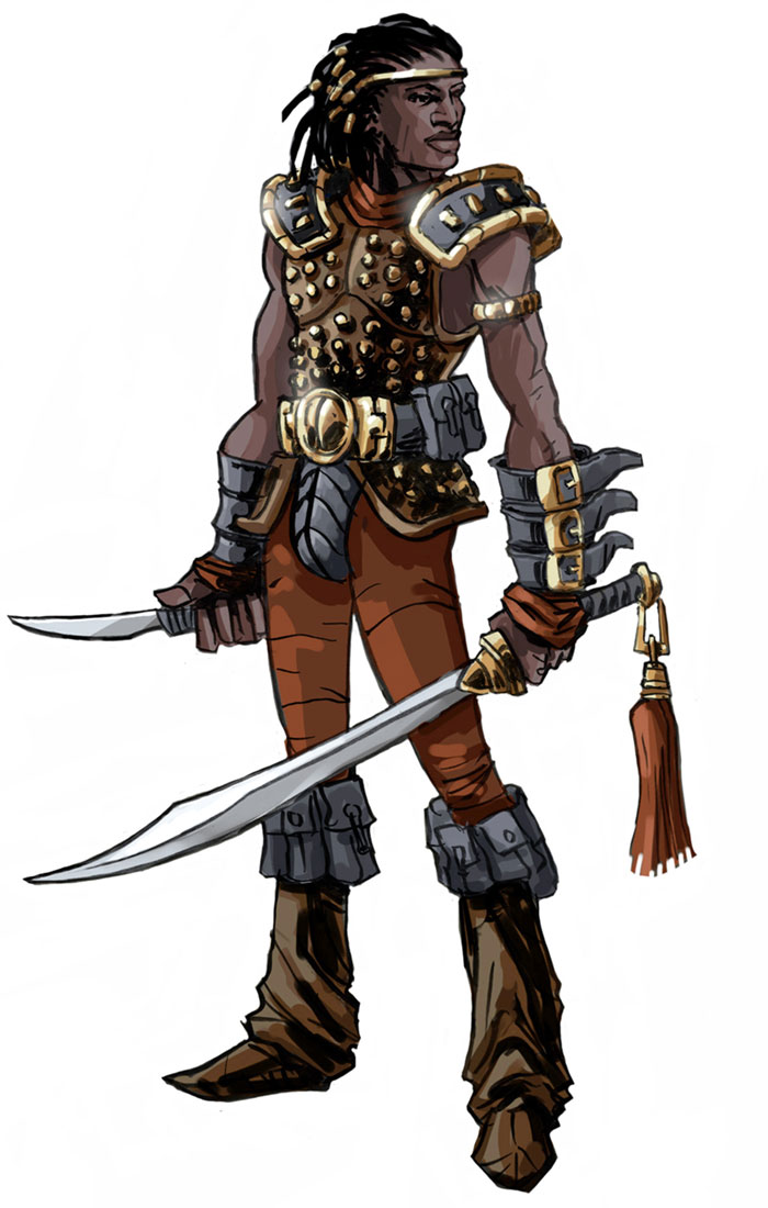 Aarin Gend Art from Neverwinter Nights