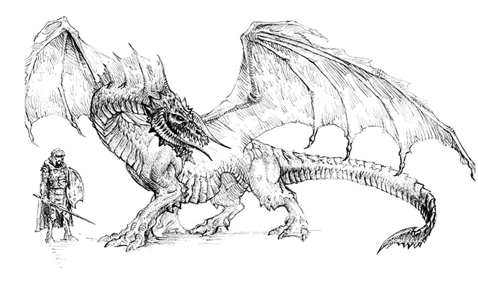 Black Dragon Art from Neverwinter Nights