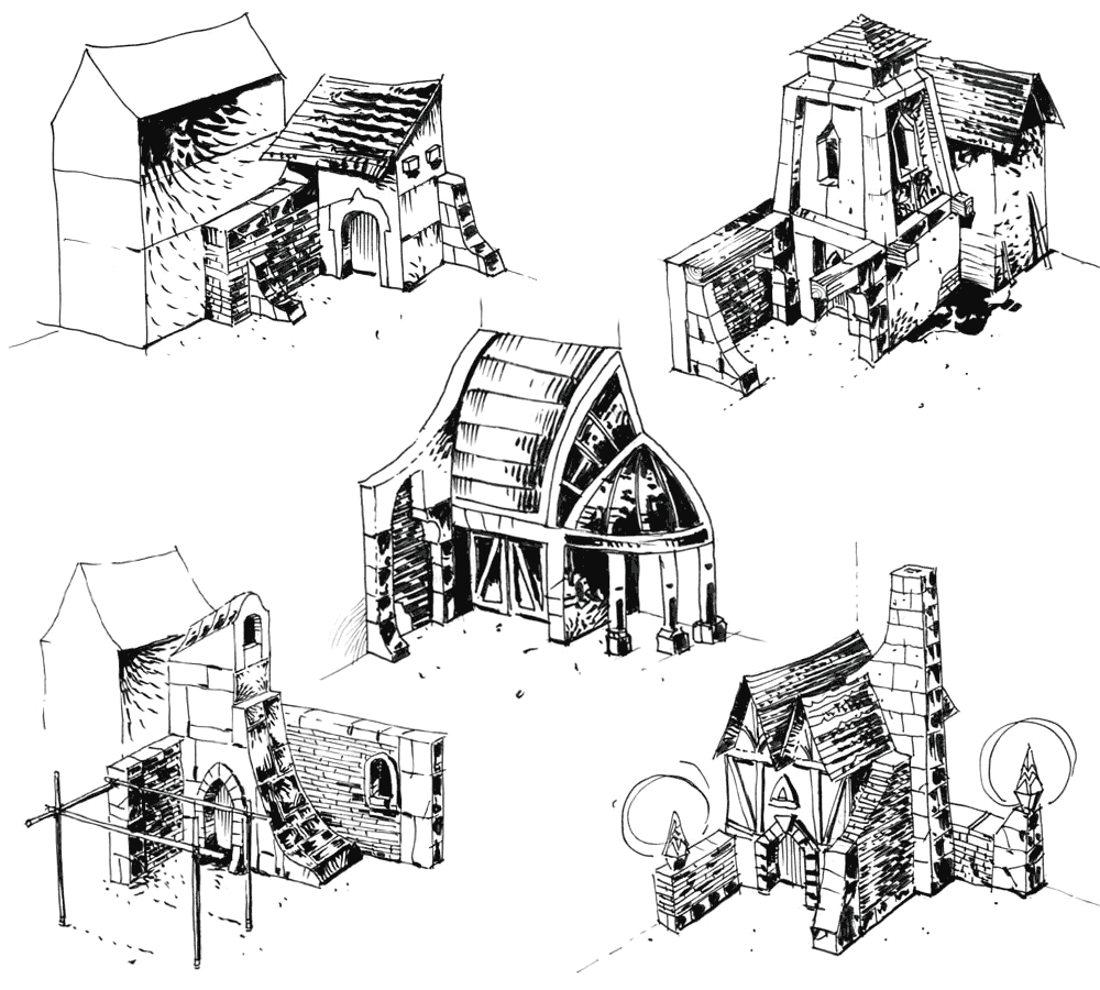 Housing Concept Art from Neverwinter Nights