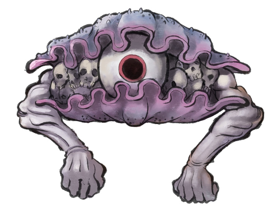 Bone Clam Art from Okamiden