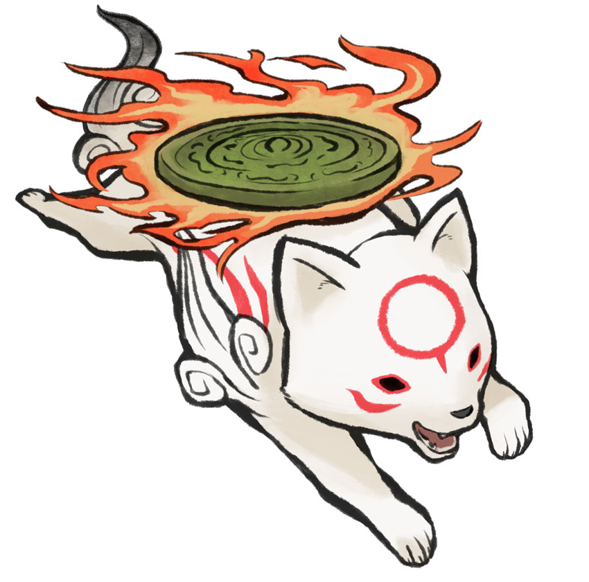 Chibiterasu Action Art from Okamiden