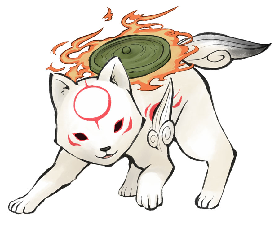 Chibiterasu Art from Okamiden