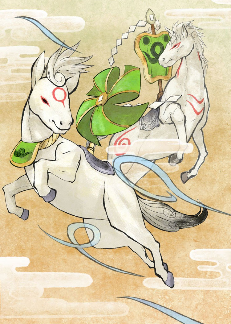 Kazegami Art from Okamiden