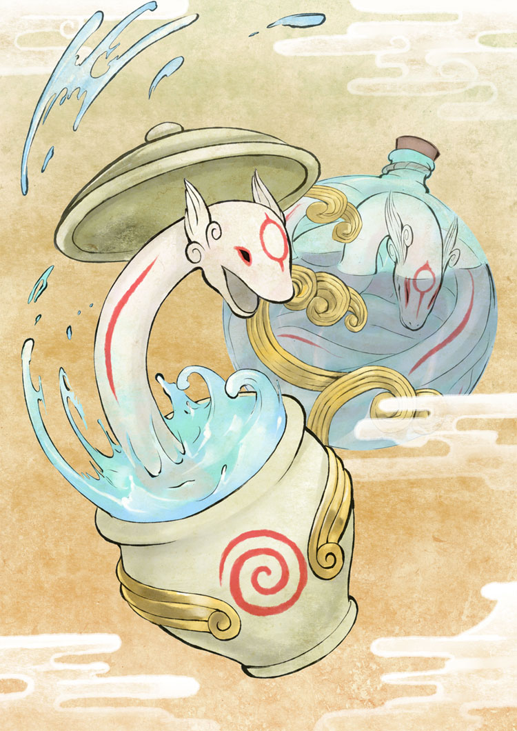 Konuregami Art from Okamiden