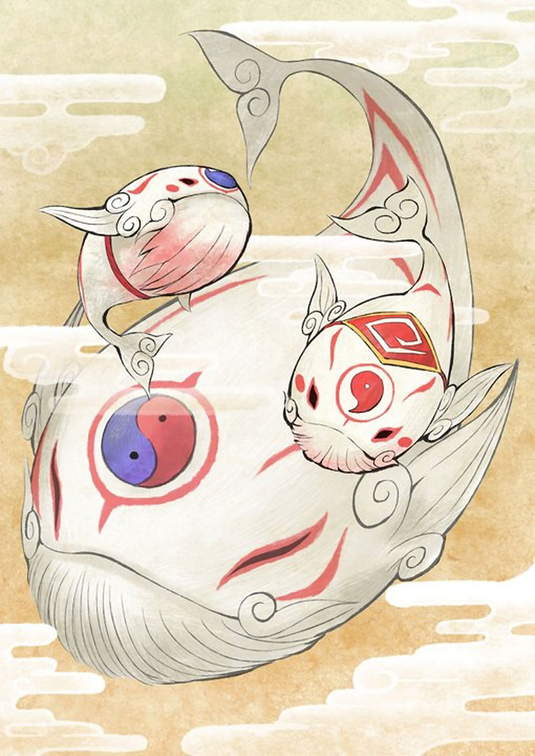 Kyokugami Art from Okamiden