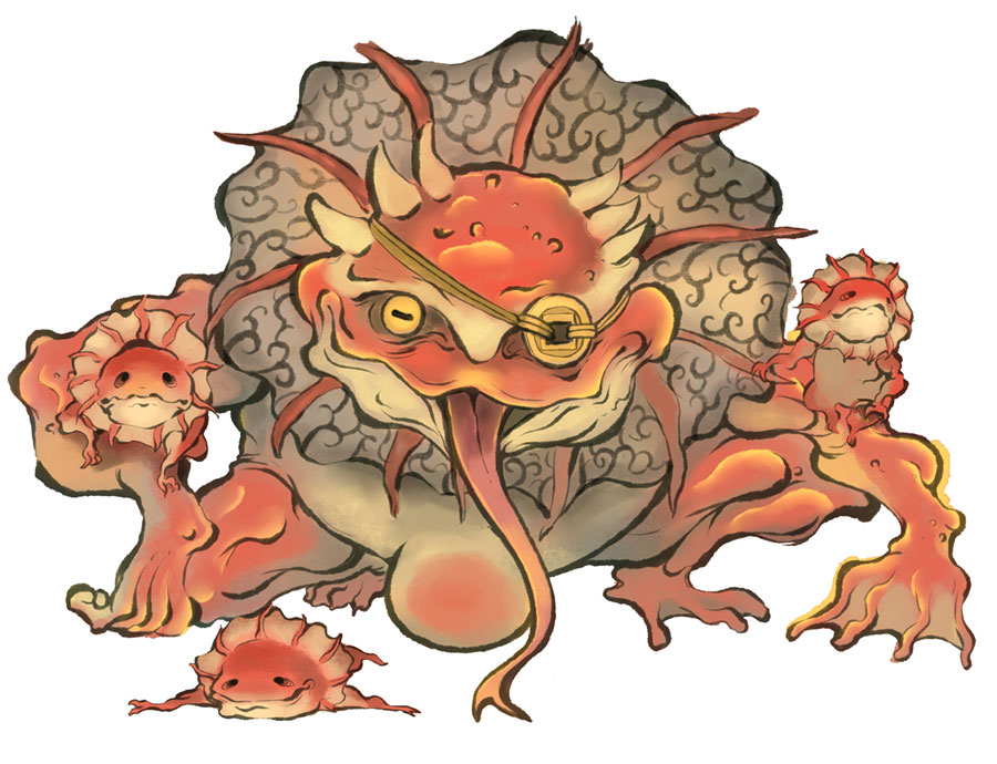 Master Anura Art from Okamiden