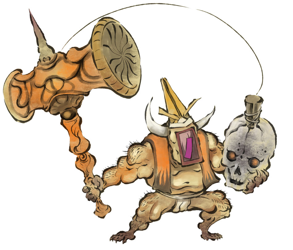 Yellow Imp Art from Okamiden