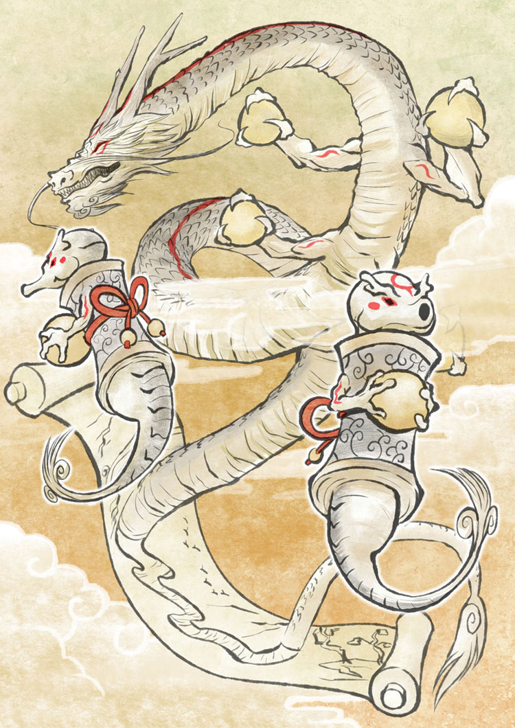 Yomigami Art from Okamiden