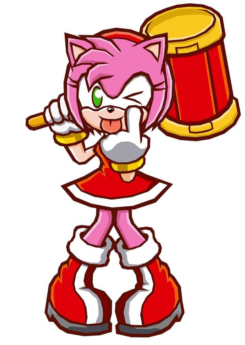 Amy Art from Sonic Battle