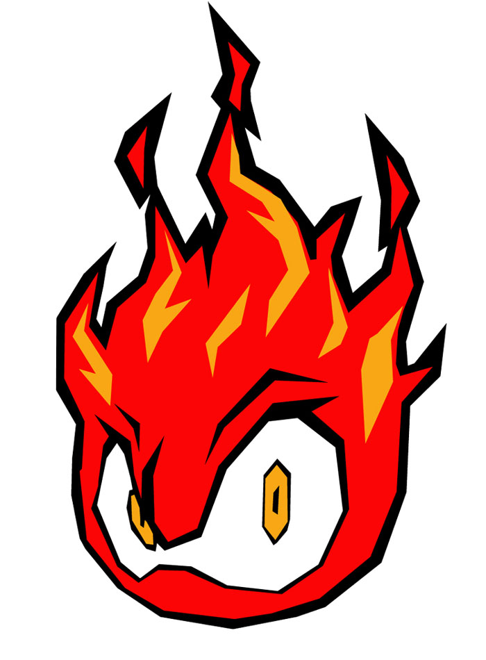 Flamme Art from Sonic Battle
