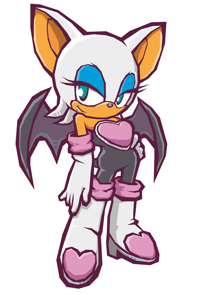 Rouge the Bat Art from Sonic Battle