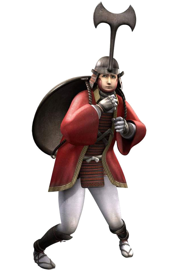 Kobayakawa Hideaki Art from Sengoku Basara: Samurai Heroes