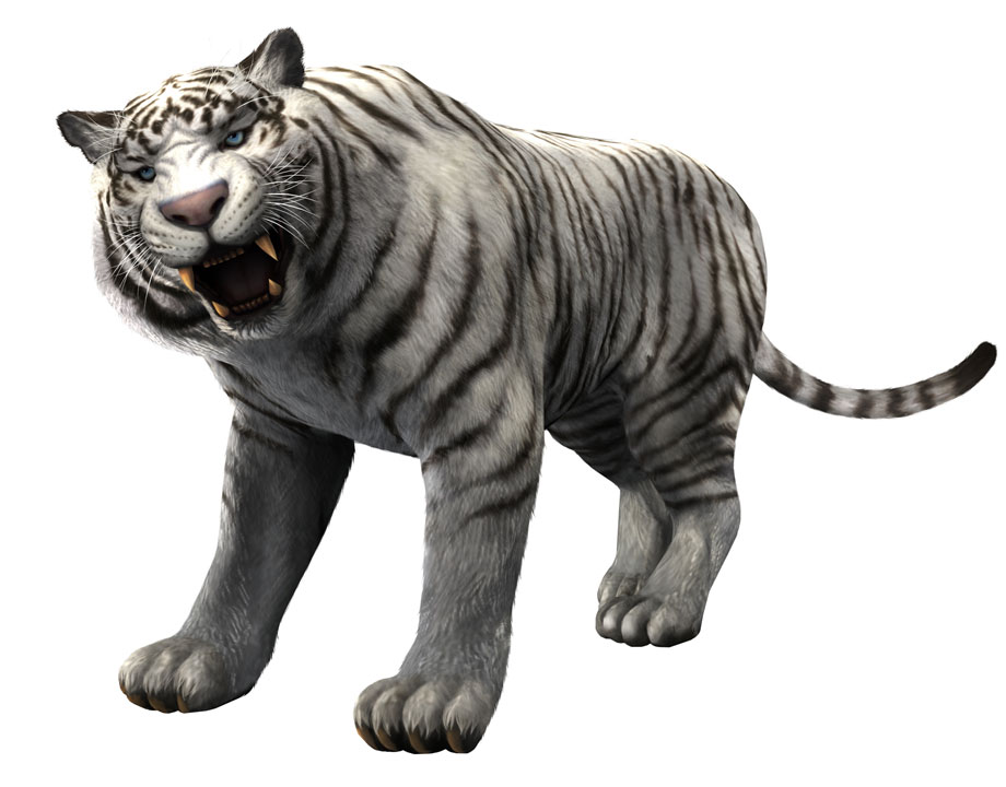 White Tiger Art from Sengoku Basara: Samurai Heroes