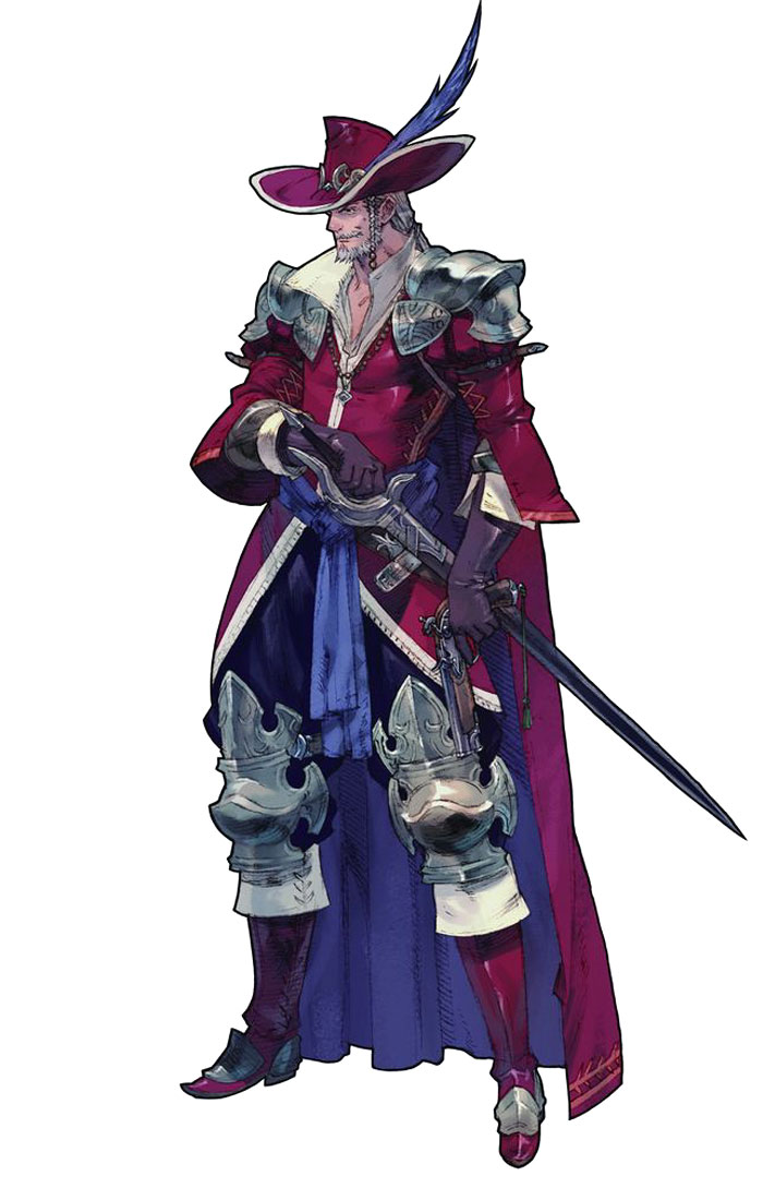 Diego Galet Azelstan Art from Tactics Ogre: Let Us Cling Together