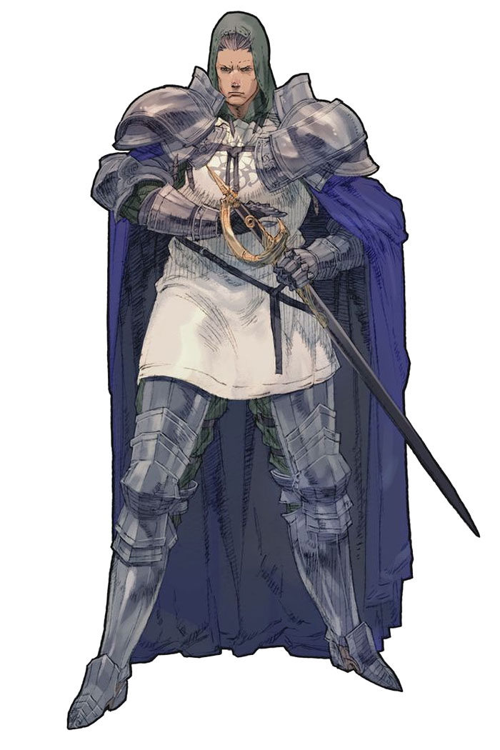 Lanselot Hamilton Art from Tactics Ogre: Let Us Cling Together