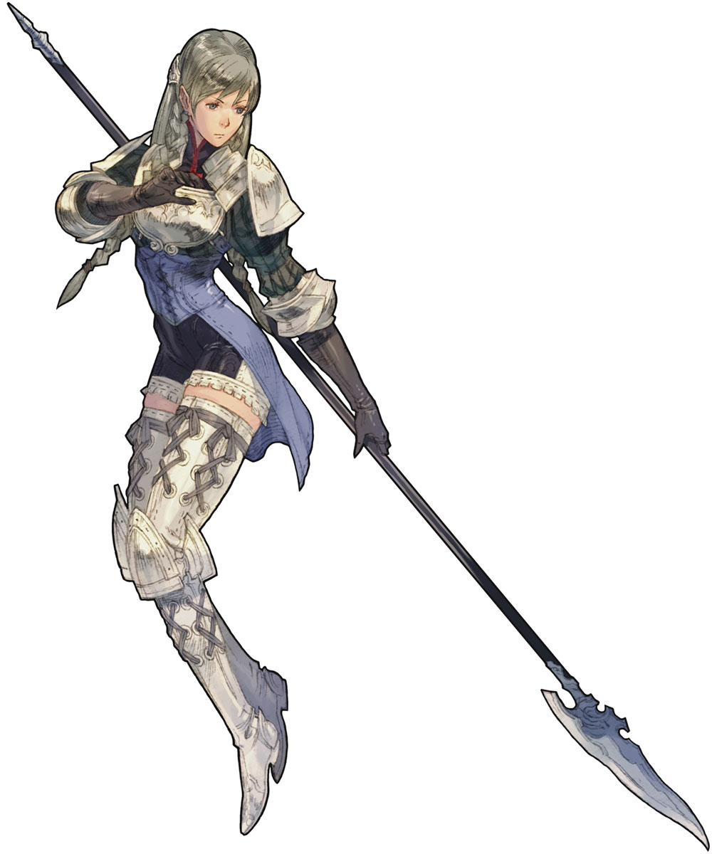 Ravness Loxaerion Art from Tactics Ogre: Let Us Cling Together