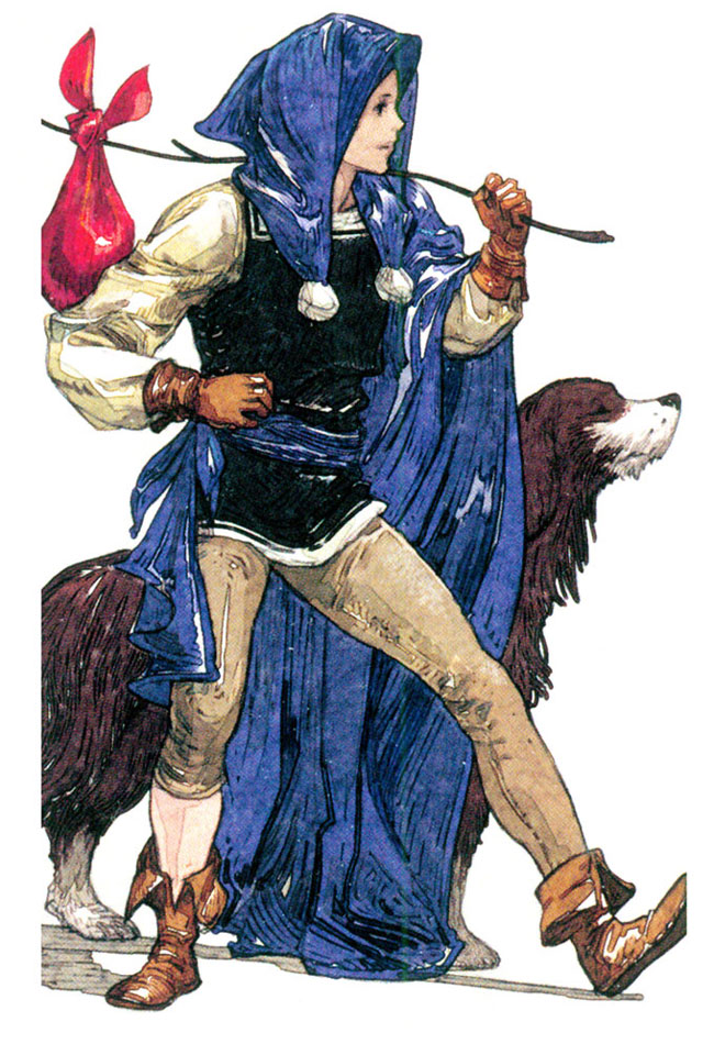 Tarot Card 0 - The Fool Art from Tactics Ogre: Let Us Cling Together