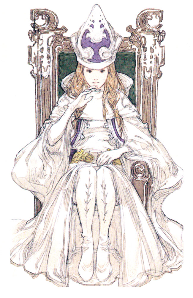 Tarot Card II - The High Priestess Art from Tactics Ogre: Let Us Cling Together
