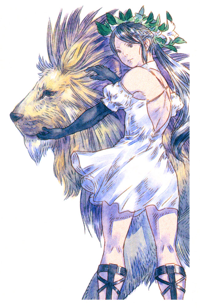 Tarot Card VIII - Strength Art from Tactics Ogre: Let Us Cling Together