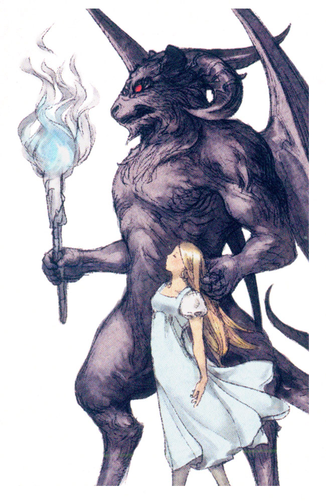 Tarot Card XV - The Devil Art from Tactics Ogre: Let Us Cling Together