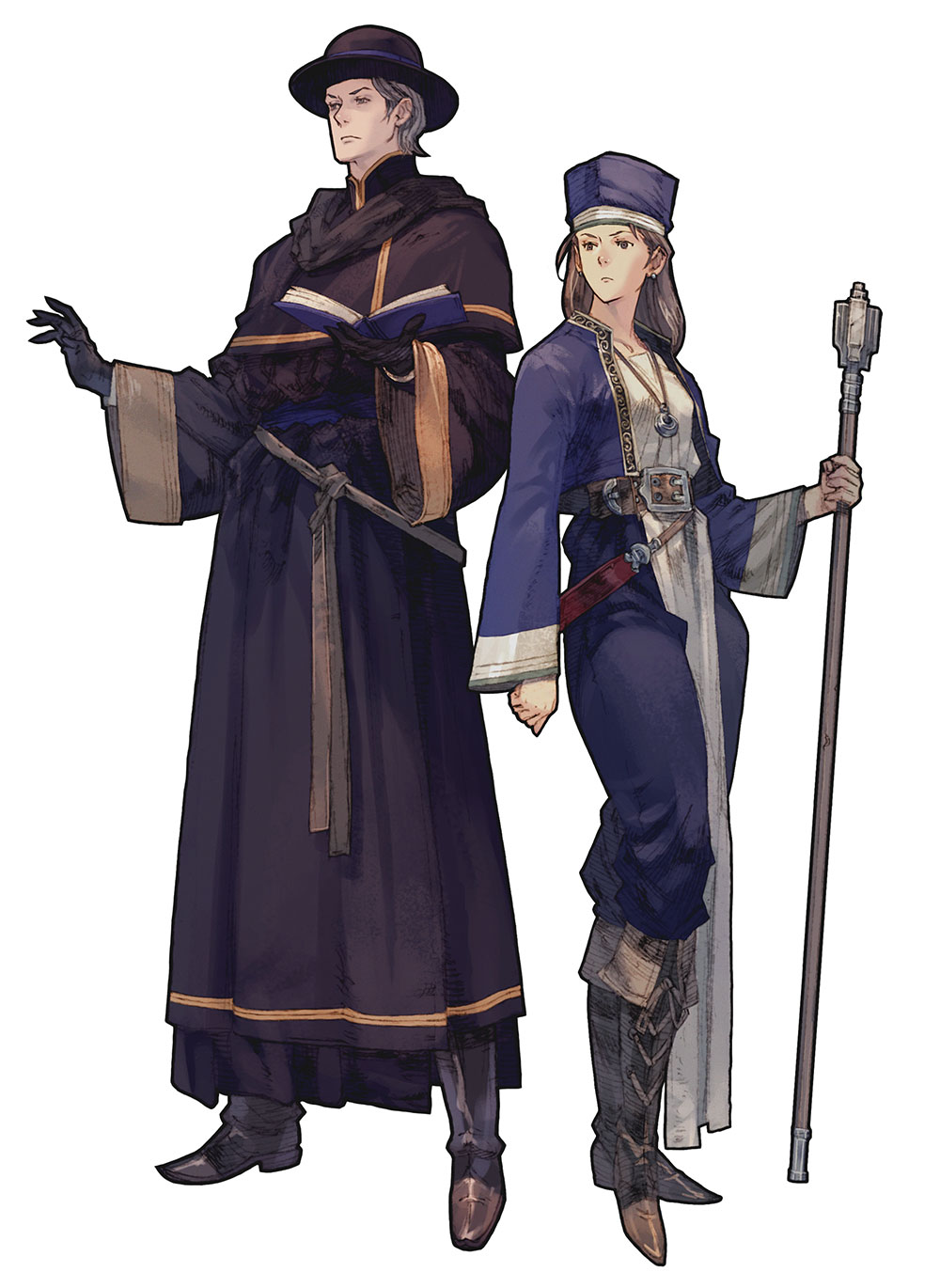 Cleric Class Art from Tactics Ogre: Let Us Cling Together