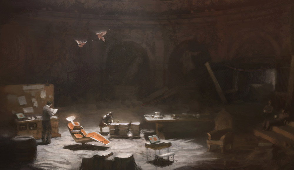 Animus Room Art from Assassin's Creed: Brotherhood