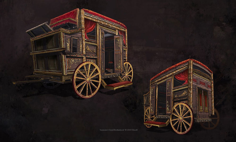 Carriage Caterina Art from Assassin's Creed: Brotherhood