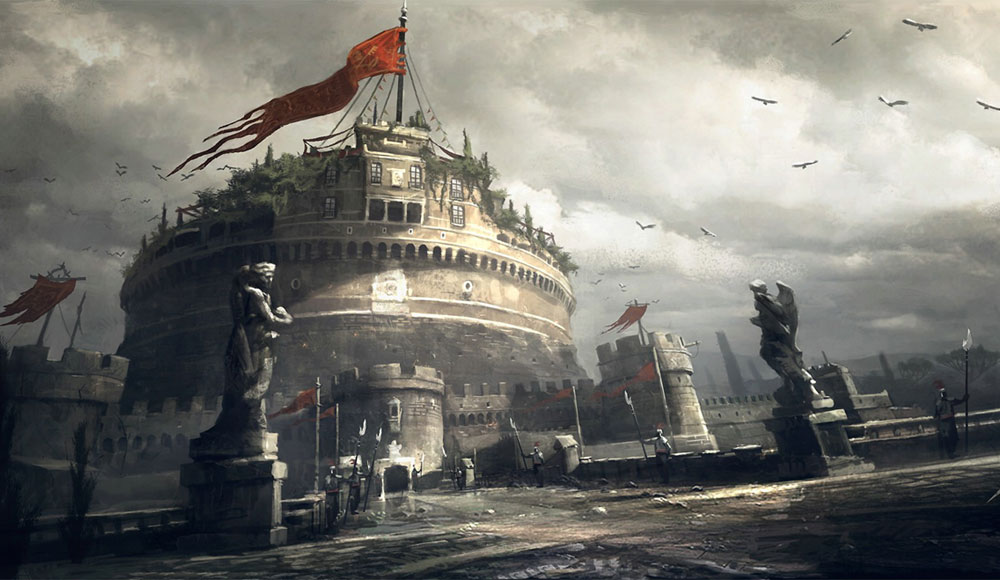 Castel Sant'Angelo Art from Assassin's Creed: Brotherhood