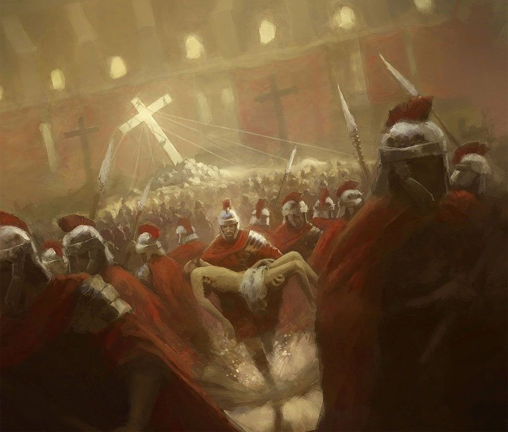 Fleeing The Passion Play Art from Assassin's Creed: Brotherhood