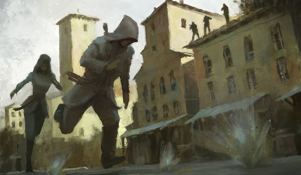 Escaping the Guards Artwork from Assassin's Creed: Brotherhood