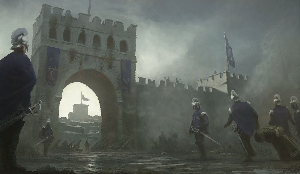 Fortress Gate Art from Assassin's Creed: Brotherhood