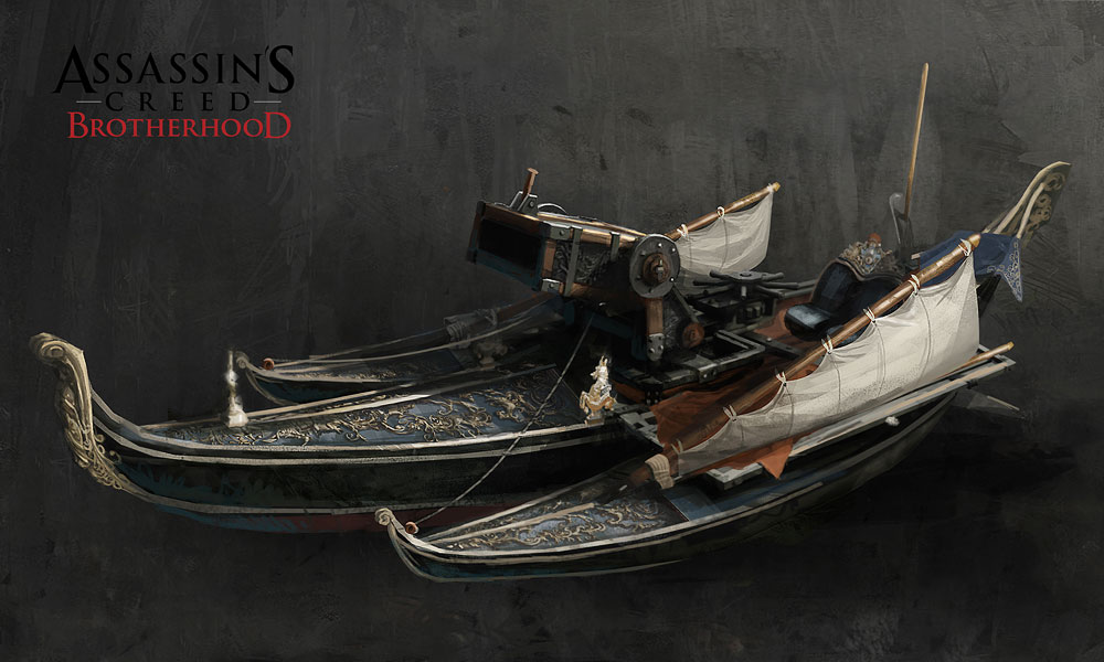 Naval Canon Art from Assassin's Creed: Brotherhood