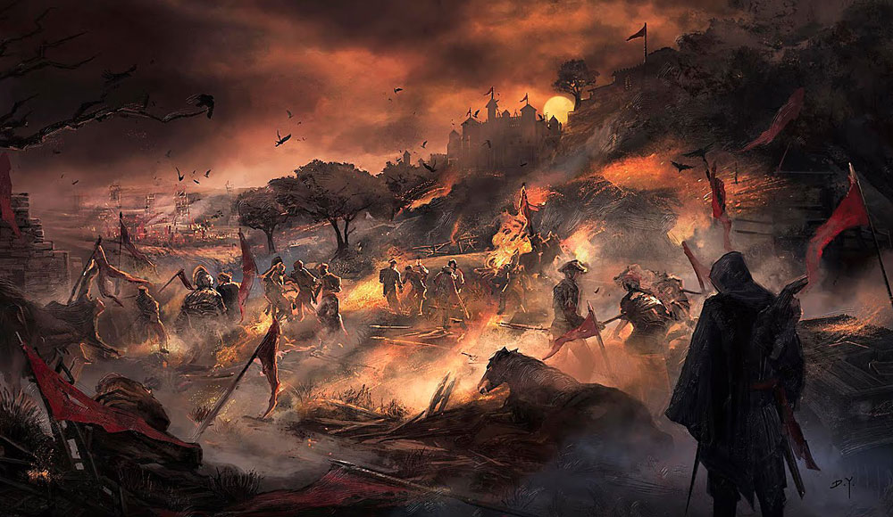 Spain Battle Art from Assassin's Creed: Brotherhood