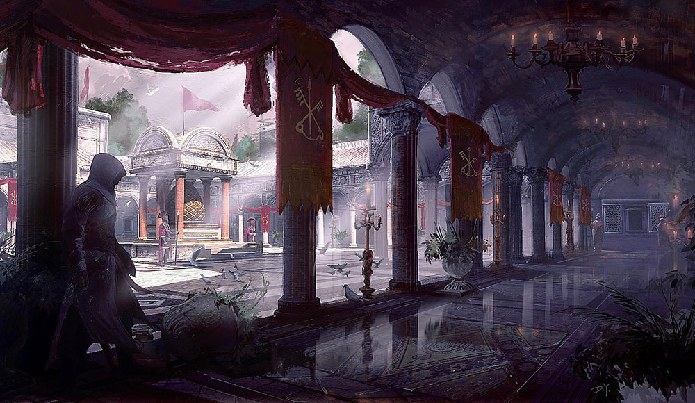 Vatican Cloister Art from Assassin's Creed: Brotherhood