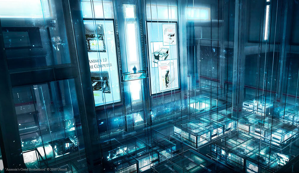 Vidic in Abstergo Art from Assassin's Creed: Brotherhood