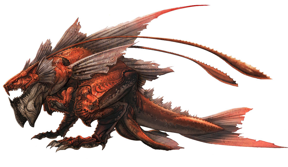 Aquatic Monster Art from Blade & Soul