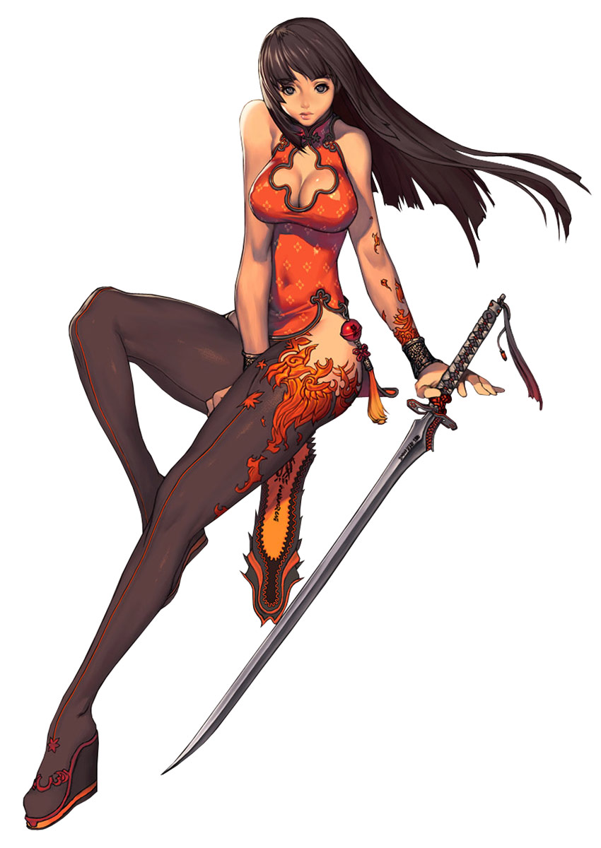 Female Blade Master Art from Blade & Soul