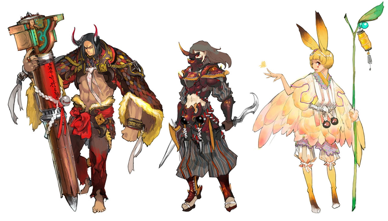 Character Designs Art from Blade & Soul