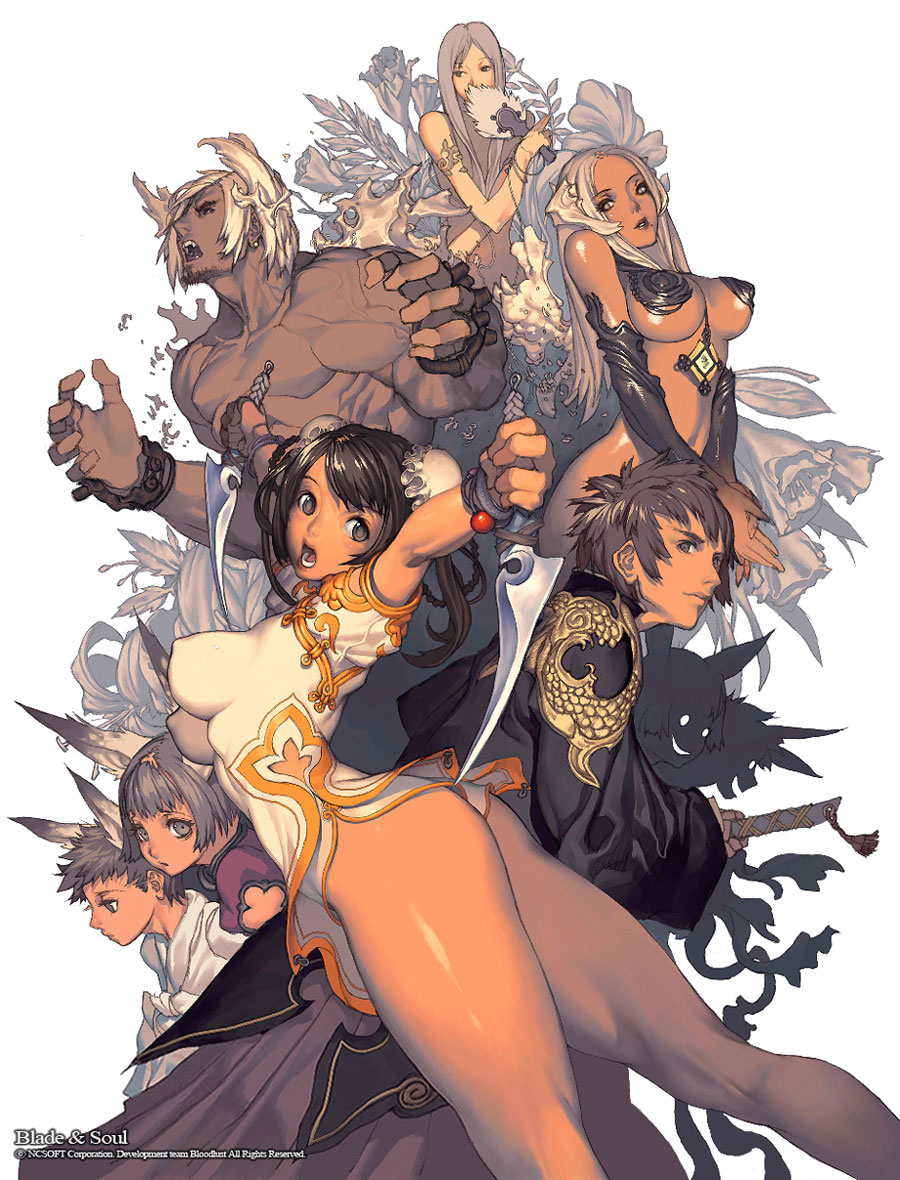 Characters Art from Blade & Soul
