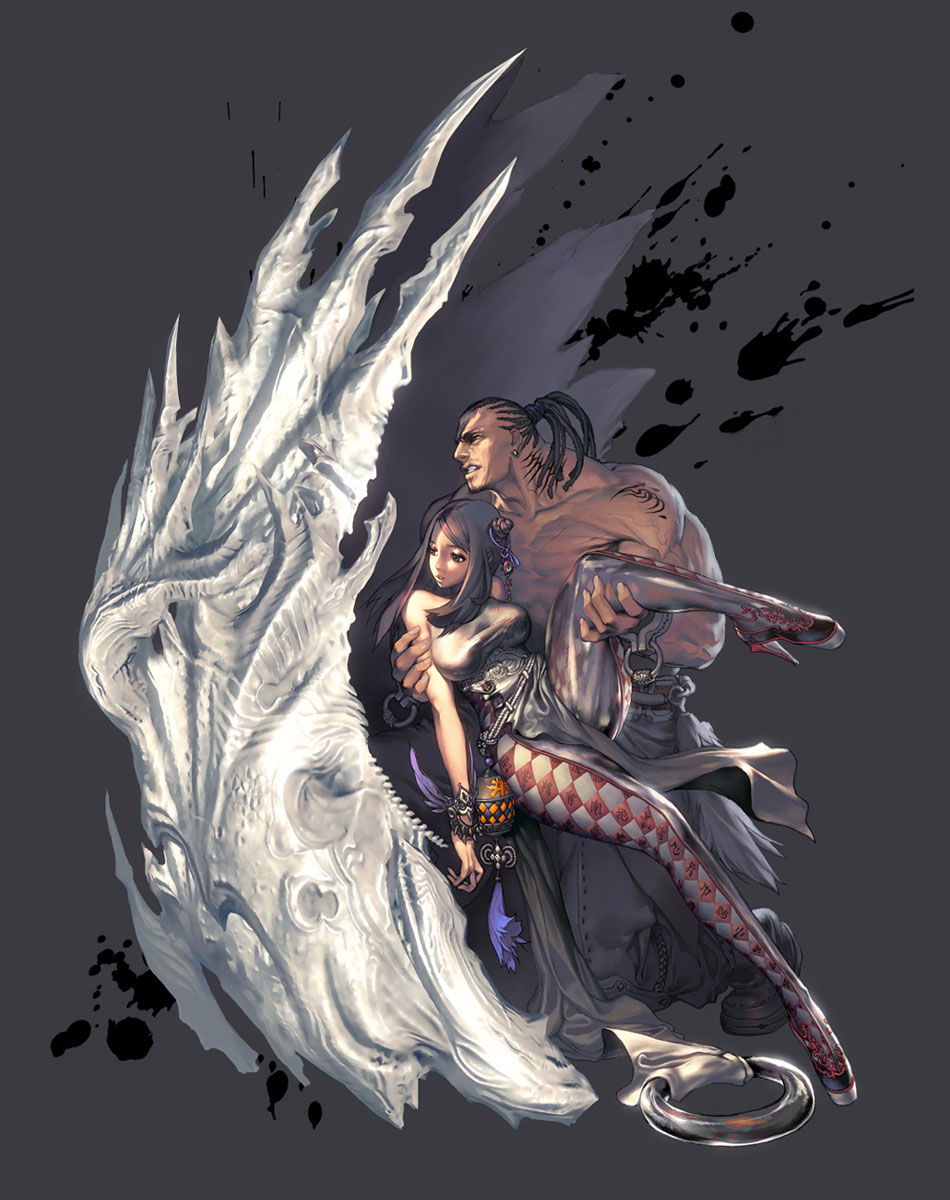 Characters Art from Blade & Soul