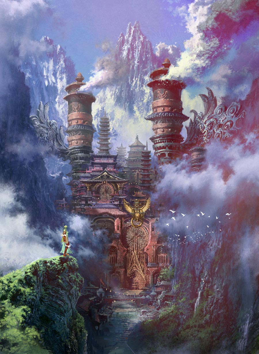 City Overlook Art from Blade & Soul