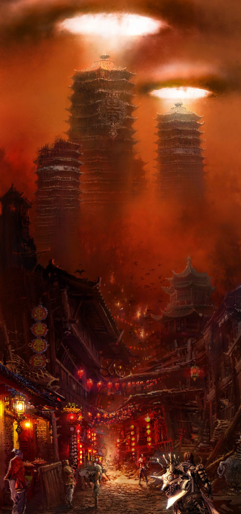 City Shops Art from Blade & Soul