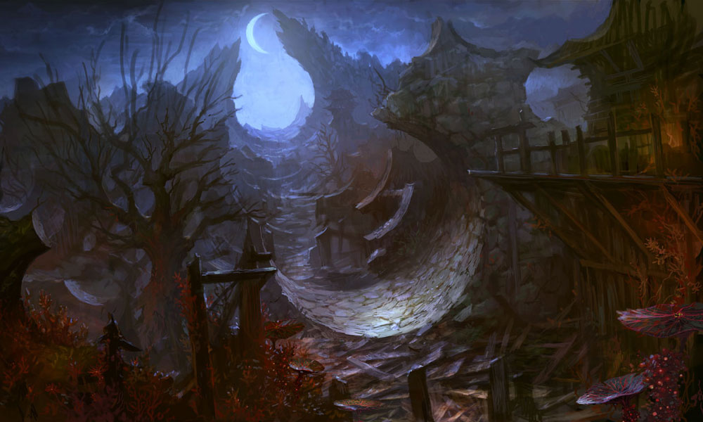 City of Ghosts Art from Blade & Soul