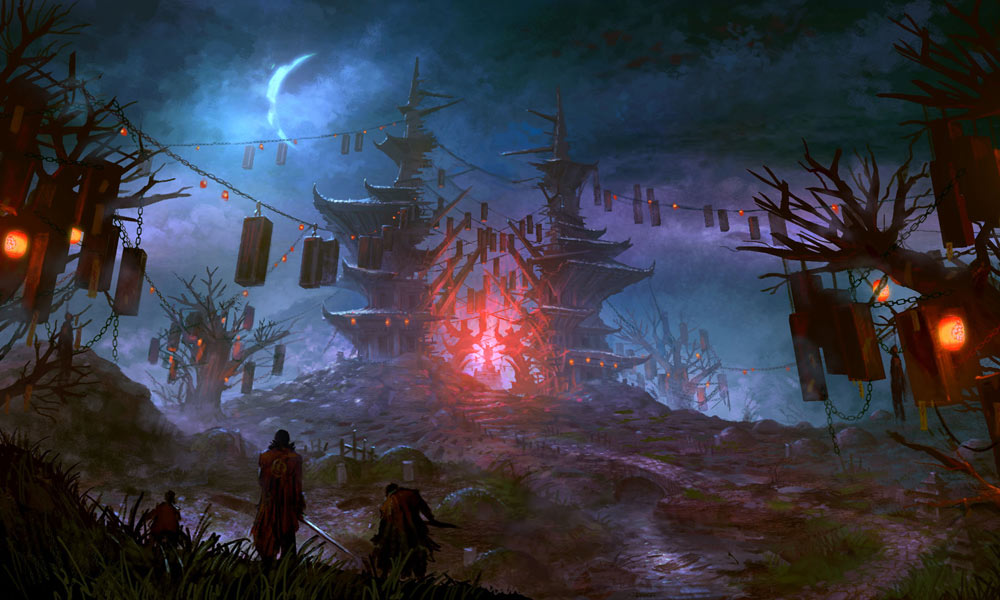 Tomb of Gangsi Art from Blade & Soul