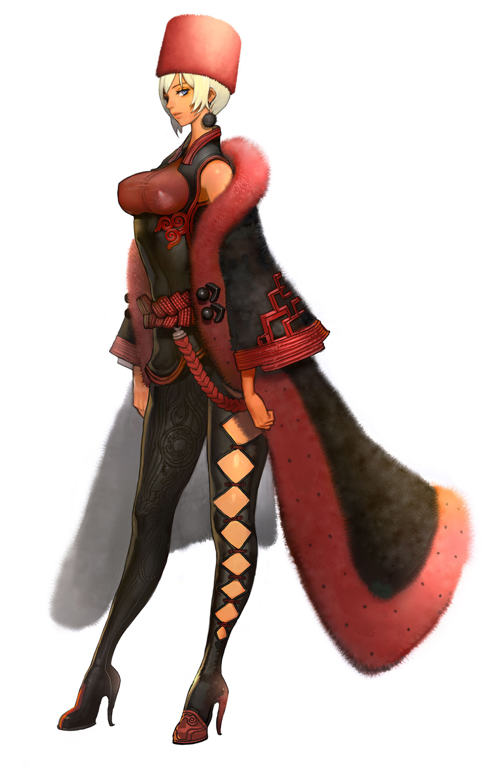 Gon Female & Crimson Elite Uniform Art from Blade & Soul